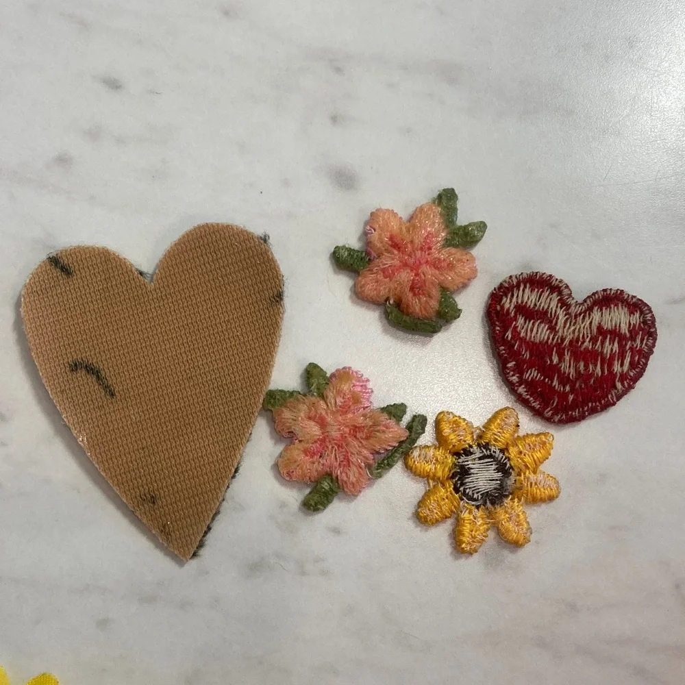 Scrapbooking Embellishments Flowers, Embroidered Accents, Buttons